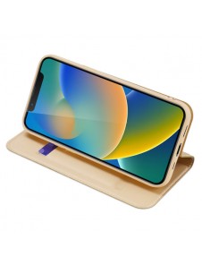 Dux Ducis Skin Pro Holster Cover Flip iPhone 14 / 13 gold