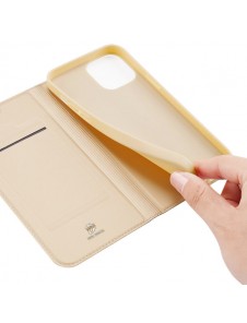 Dux Ducis Skin Pro Holster Cover Flip iPhone 14 / 13 gold