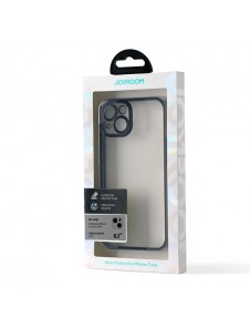 Joyroom 14Q Case for iPhone 14 cover with metallic frame black