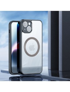 Armored case for iPhone 14 compatible with MagSafe Dux Ducis Aimo Mag - black