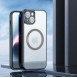 Armored case for iPhone 14 compatible with MagSafe Dux Ducis Aimo Mag - black