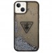 Guess iPhone 14 6.1" black/black hardcase Liquid Glitter Palm Collection