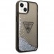 Guess iPhone 14 6.1" black/black hardcase Liquid Glitter Palm Collection