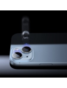 Baseus tempered glass for iPhone 14 / iPhone 14 Plus camera lenses transparent + cleaning kit