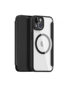 Dux Ducis Skin X Pro case iPhone 14 MagSafe magnetic flip case black