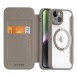 Dux Ducis Skin X Pro case iPhone 14 MagSafe magnetic flip cover beige