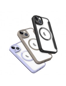 Dux Ducis Skin X Pro case iPhone 14 MagSafe magnetic flip cover beige