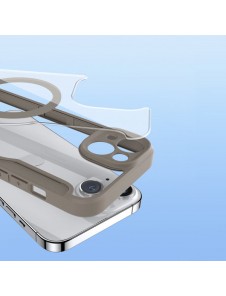 Dux Ducis Skin X Pro case iPhone 14 MagSafe magnetic flip cover beige