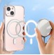 Clear Magnetic Case MagSafe case for iPhone 14 magnetic transparent cover