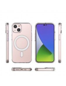 Clear Magnetic Case MagSafe case for iPhone 14 magnetic transparent cover