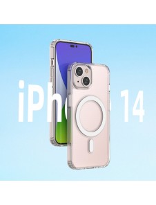 Clear Magnetic Case MagSafe case for iPhone 14 magnetic transparent cover