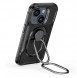 Joyroom Dual Hinge case for iPhone 14 armored case with a stand and a ring holder black