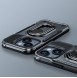 Joyroom Dual Hinge case for iPhone 14 armored case with a stand and a ring holder black