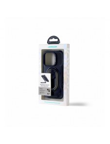 Joyroom Dual Hinge case for iPhone 14 armored case with a stand and a ring holder black