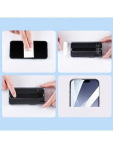 Joyroom Easy Fit Full Screen Tempered Glass with Mounting Stand for iPhone 14