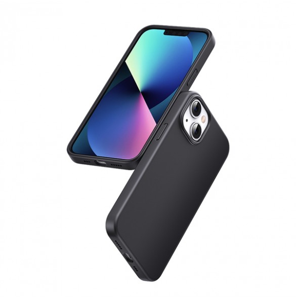 Ugreen LP625 Silky Silicone Protective Case Rubber Flexible Silicone Phone Case for iPhone 14 Black