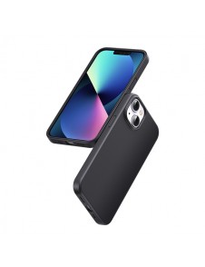 Ugreen LP625 Silky Silicone Protective Case Rubber Flexible Silicone Phone Case for iPhone 14 Black