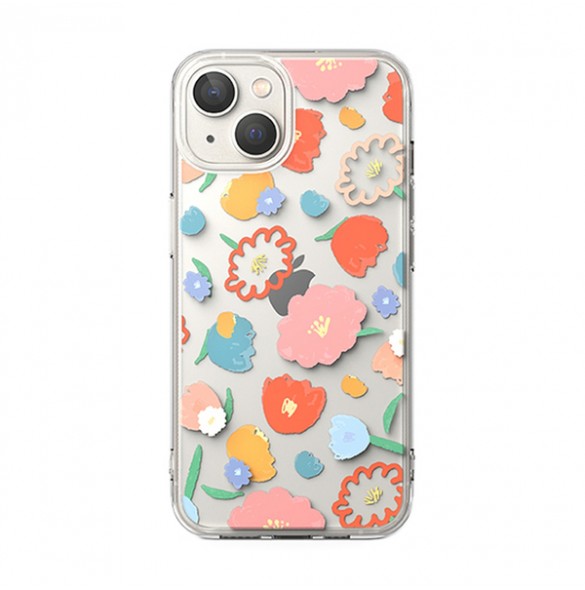 Ringke Fusion Design Armored Sleeve Cover with Gel Frame for iPhone 14 transparent