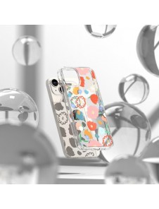 Ringke Fusion Design Armored Sleeve Cover with Gel Frame for iPhone 14 transparent