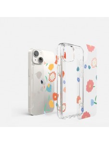 Ringke Fusion Design Armored Sleeve Cover with Gel Frame for iPhone 14 transparent