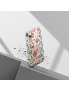Ringke Fusion Design Armored Sleeve Cover with Gel Frame for iPhone 14 transparent