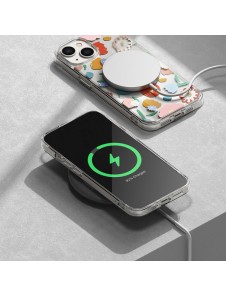 Ringke Fusion Design Armored Sleeve Cover with Gel Frame for iPhone 14 transparent