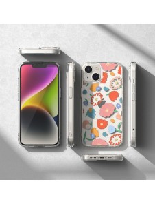 Ringke Fusion Design Armored Sleeve Cover with Gel Frame for iPhone 14 transparent