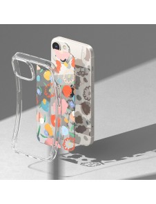 Ringke Fusion Design Armored Sleeve Cover with Gel Frame for iPhone 14 transparent
