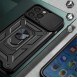 Hybrid Armor Camshield case for iPhone 14 armored case with camera cover black