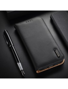 Dux Ducis Hivo Leather Flip Cover Genuine Leather Wallet for Cards and Documents iPhone 14 Black