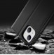Dux Ducis Hivo Leather Flip Cover Genuine Leather Wallet for Cards and Documents iPhone 14 Black