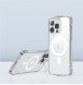 Joyroom Magnetic Defender Case for iPhone 14 Armored Case with Hooks Stand Clear