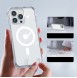 Joyroom Magnetic Defender Case for iPhone 14 Armored Case with Hooks Stand Clear