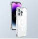 Joyroom Magnetic Defender Case for iPhone 14 Armored Case with Hooks Stand Clear