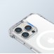 Joyroom Magnetic Defender Case for iPhone 14 Armored Case with Hooks Stand Clear