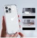 Joyroom Defender Series Case Cover for iPhone 14 Armored Hook Cover Stand Clear