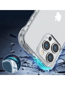 Joyroom Defender Series Case Cover for iPhone 14 Armored Hook Cover Stand Clear