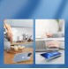 Joyroom Defender Series Case Cover for iPhone 14 Armored Hook Cover Stand Clear