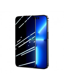 Joyroom Knight 2.5D Privacy TG Tempered Glass for iPhone 14 with Anti-Spy Filter Full Screen with Frame Transparent