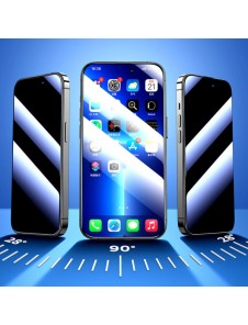 Joyroom Knight 2.5D Privacy TG Tempered Glass for iPhone 14 with Anti-Spy Filter Full Screen with Frame Transparent