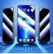 Joyroom Knight 2.5D Privacy TG Tempered Glass for iPhone 14 with Anti-Spy Filter Full Screen with Frame Transparent