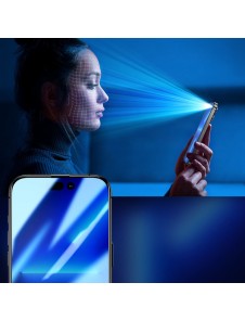 Joyroom Knight 2.5D Privacy TG Tempered Glass for iPhone 14 with Anti-Spy Filter Full Screen with Frame Transparent