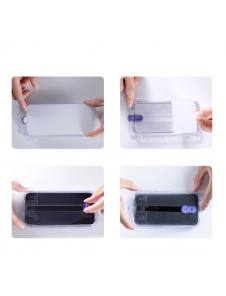 Joyroom Knight glass for iPhone 14 with mounting kit transparent