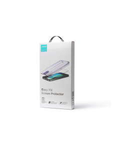 Joyroom Knight glass for iPhone 14 with mounting kit transparent