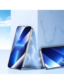 Joyroom Knight 2,5D TG Tempered Glass for iPhone 14 Full Screen with Frame Transparent