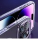 Kingxbar PQY Ice Crystal Series magnetic case for iPhone 14 MagSafe silver