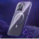 Kingxbar PQY Ice Crystal Series magnetic case for iPhone 14 MagSafe gray