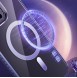Kingxbar PQY Ice Crystal Series magnetic case for iPhone 14 MagSafe purple