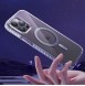 Kingxbar PQY Ice Crystal Series magnetic case for iPhone 14 MagSafe purple