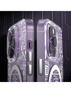 Kingxbar PQY Geek Series magnetic case for iPhone 14 MagSafe silver